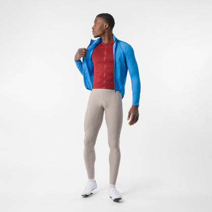 CASTELLI Transition Air Jacke in Blau – offen getragen