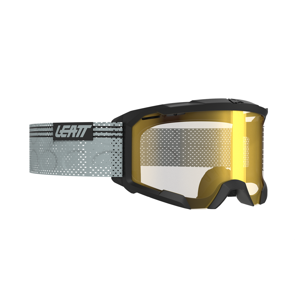 Maske LEATT VELOCITY 4.0 MTB X-FLOW Grau/Schwarz Scheibe Iriz Bronze 68 VLT