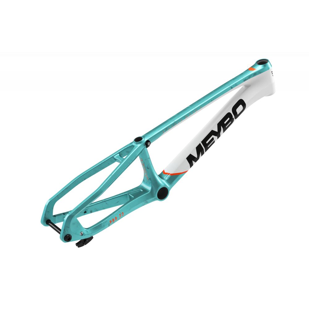 Rahmen MEYBO HSX Carbon 2026 Türkis/Weiß