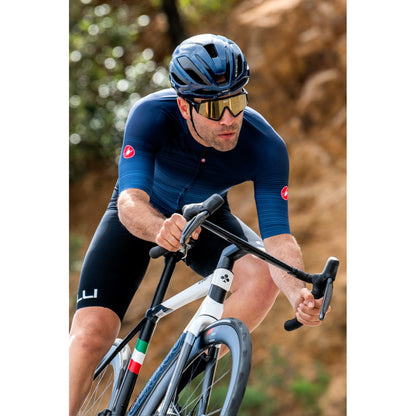 Rennradhelm KASK ELEMENTO Marineblau