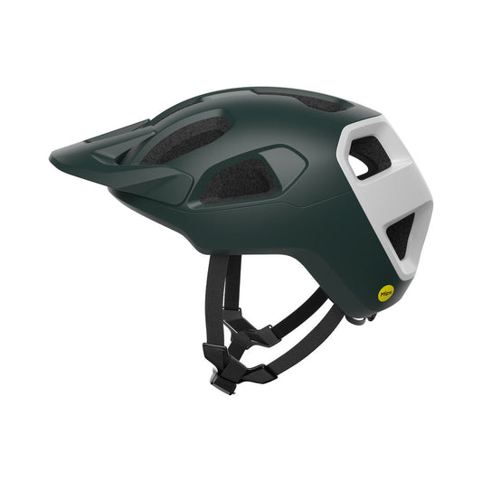 MTB-Helm POC CULARIS Mattgrün/Mattweiß — Produktansicht