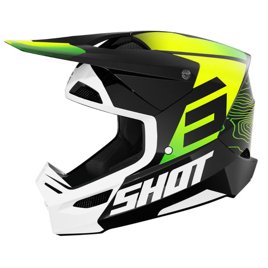 BMX-Helm SHOT FURIOUS Apex Neongelb