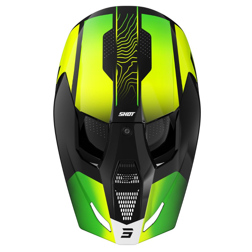 BMX-Helm SHOT FURIOUS Apex Neongelb