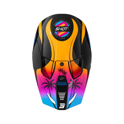 BMX-Helm SHOT FURIOUS Junior Miami Orange Glossy