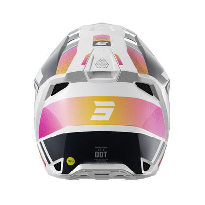 BMX-Helm SHOT LITE Ultra Blue Orange Pink Pearly