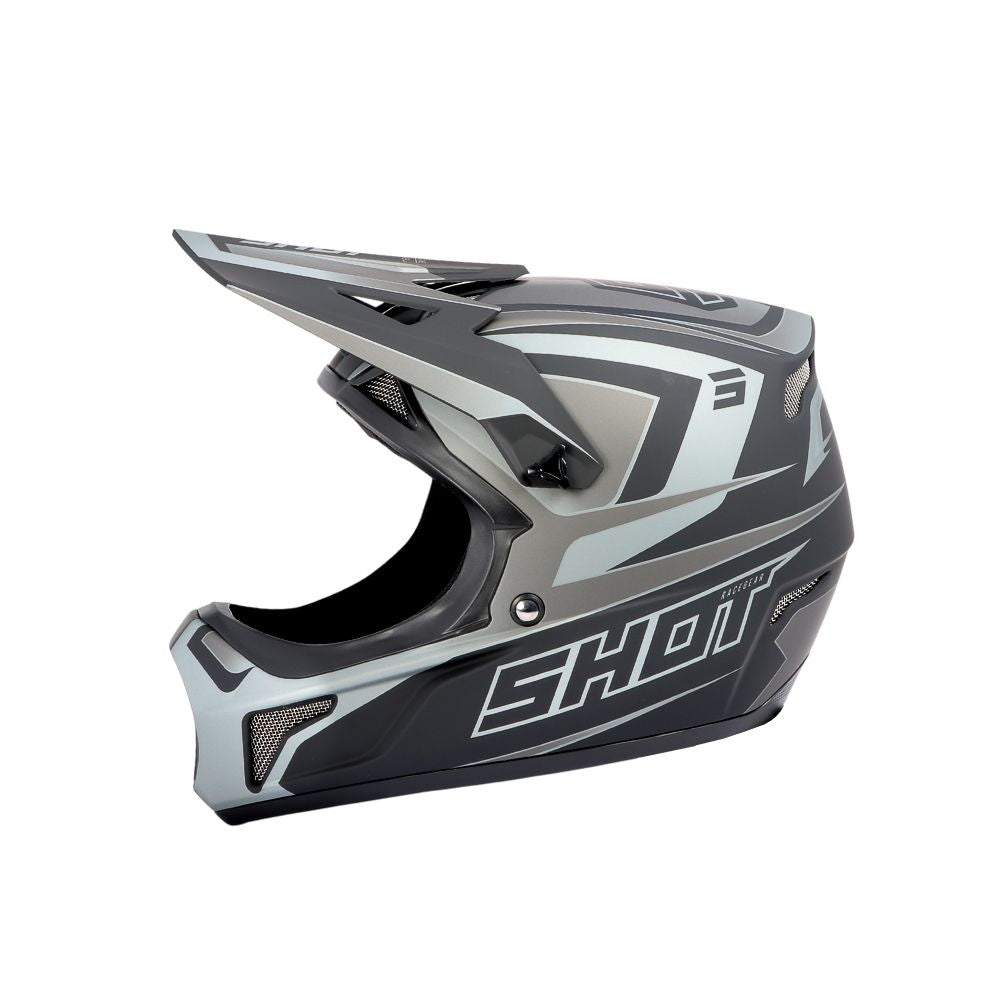 BMX-Helm SHOT ROGUE Junior Level Schwarz Matt