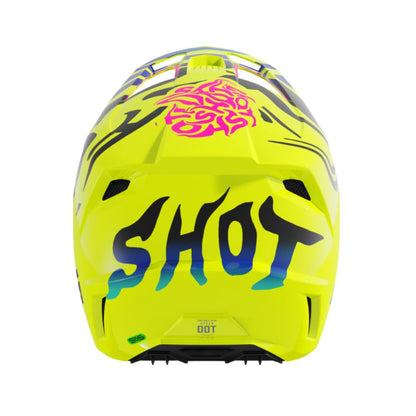 BMX-Helm SHOT SPEED Junior Ghost Neon Yellow Glossy