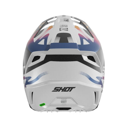 BMX-Helm SHOT SPEED Wave Black White Pearly