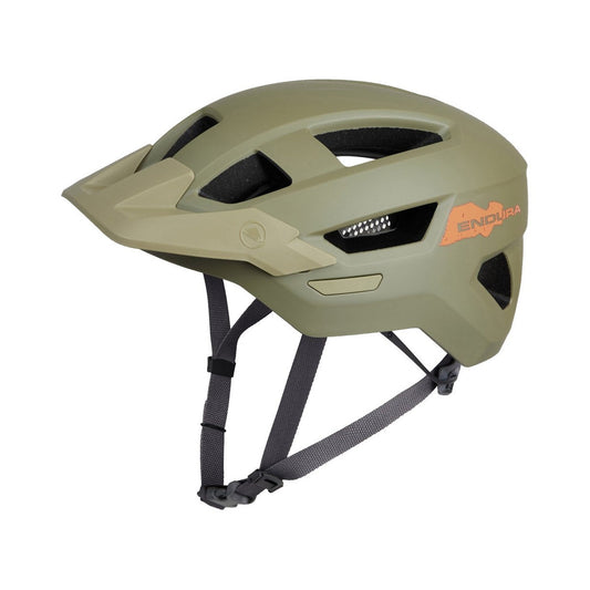 ENDURA HUMMVEE Junior MTB-Helm in Grün — Produktansicht