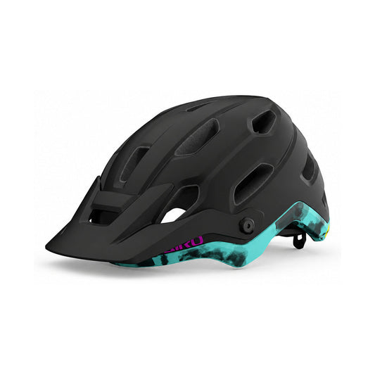 Damen-MTB-Helm GIRO SOURCE MIPS Mattschwarz/Blau — Produktansicht