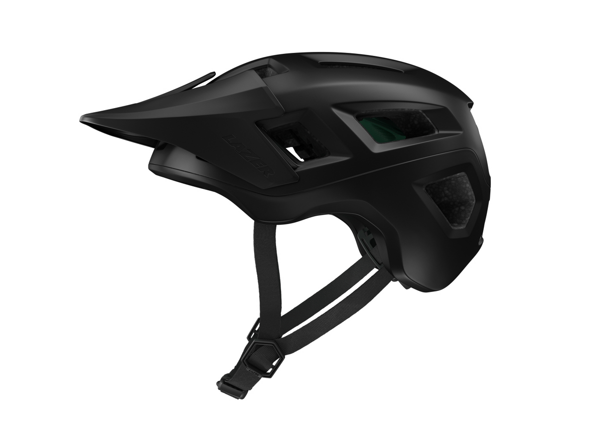 MTB-Helm LAZER COYOTTE KINETICORE Mattschwarz — Hauptansicht