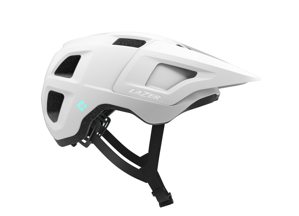 MTB-Helm LAZER LUPO KINETICORE Mattweiß — weitere Ansicht 2