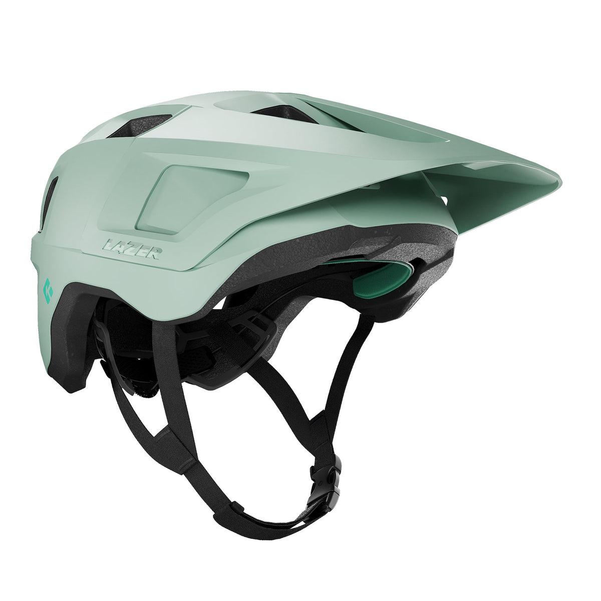 MTB-Helm LAZER LUPO KINETICORE Mattes Mintgrün — weitere Ansicht 2