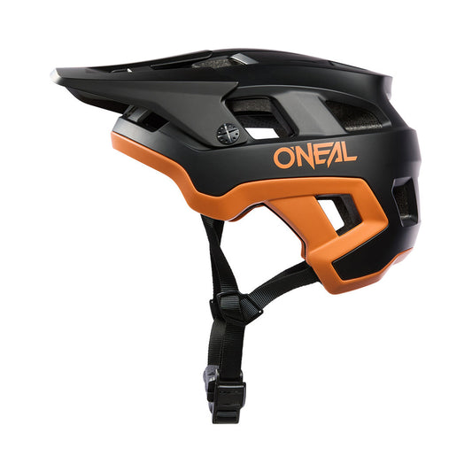 MTB-Helm O'NEAL DEFENDER SOLID Schwarz/Orange — Produktansicht