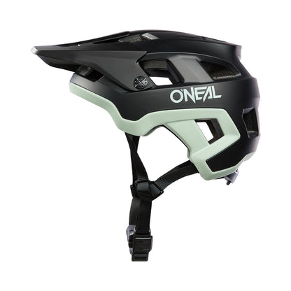 MTB-Helm O'NEAL DEFENDER SOLID Schwarz/Grün — Produktansicht