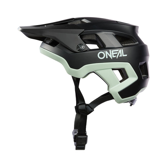 MTB-Helm O'NEAL DEFENDER SOLID Schwarz/Grün — Produktansicht