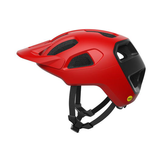 MTB-Helm POC CULARIS Mattrot — Produktansicht