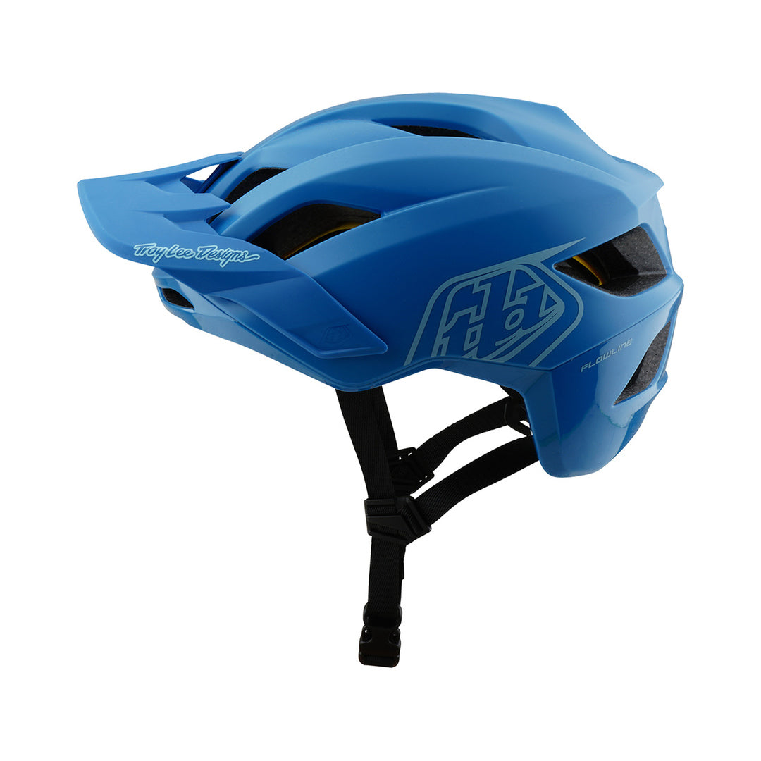 TROY LEE DESIGNS MTB-Helm FLOWLINE POINT MIPS Blau — Produktansicht