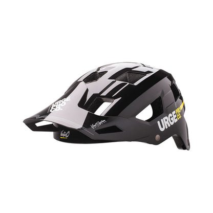 URGE VENTURO MTB-Helm in Schwarz — Ansicht von links