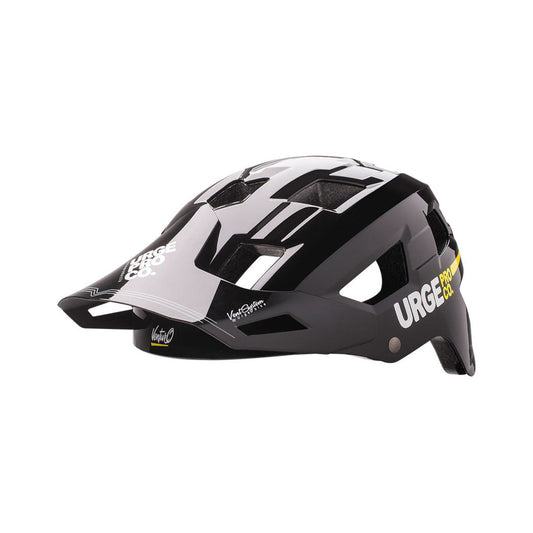URGE VENTURO MTB-Helm in Schwarz — Ansicht von links