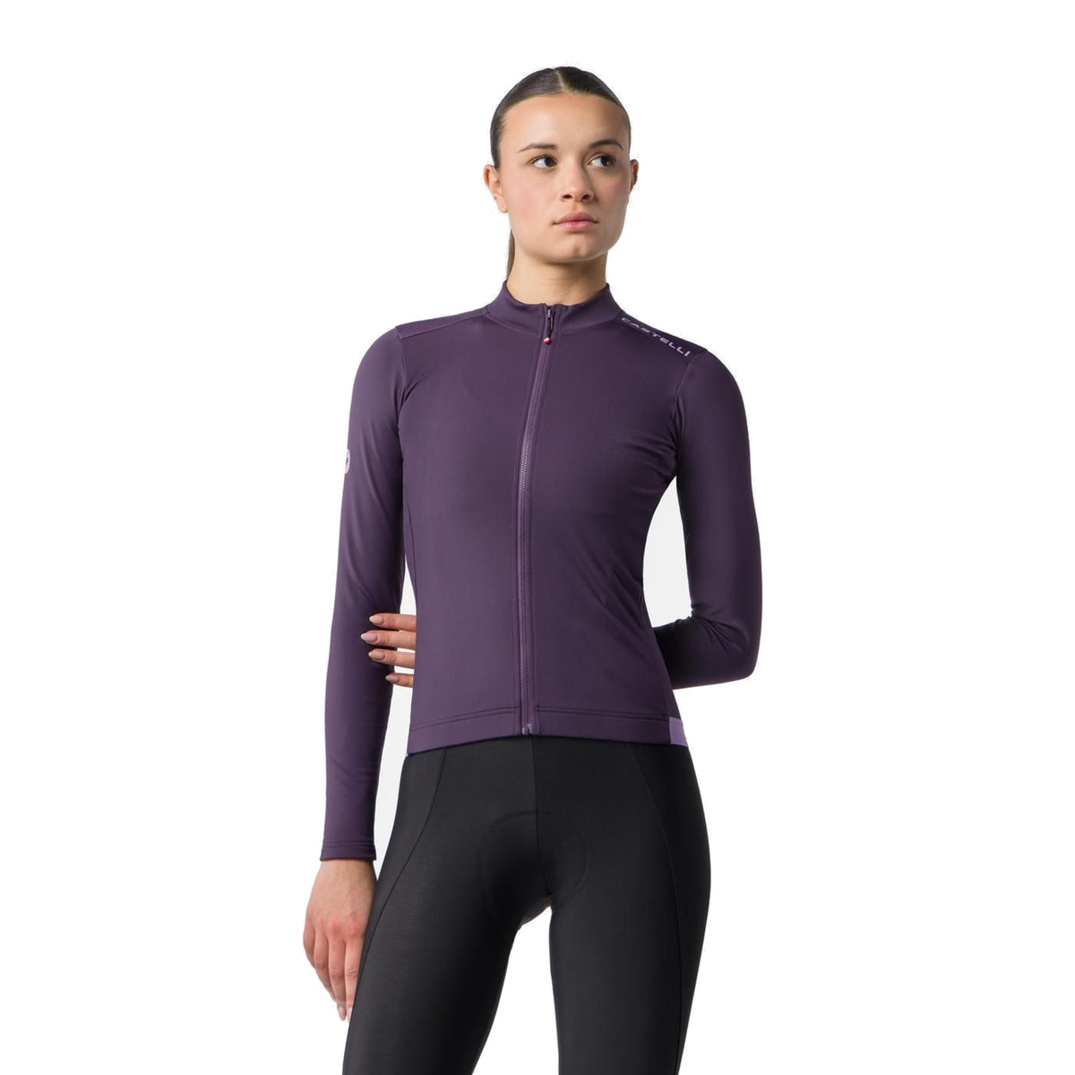 CASTELLI ESPRESSO THERMAL 2 Damen-Langarmtrikot Violett