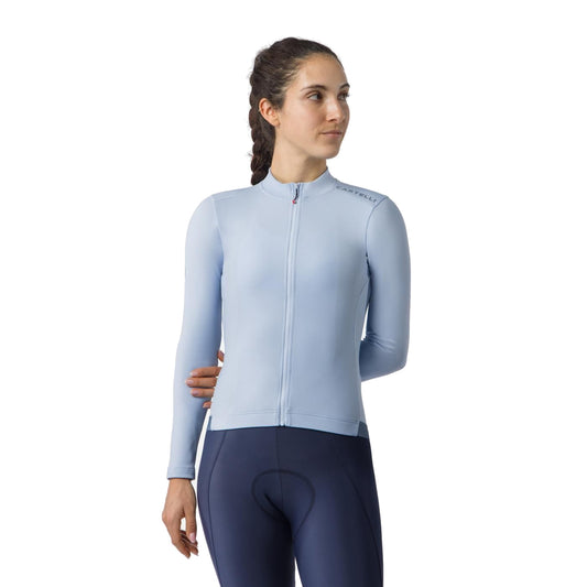 CASTELLI ESPRESSO THERMAL 2 Damen-Langarmtrikot Himmelblau