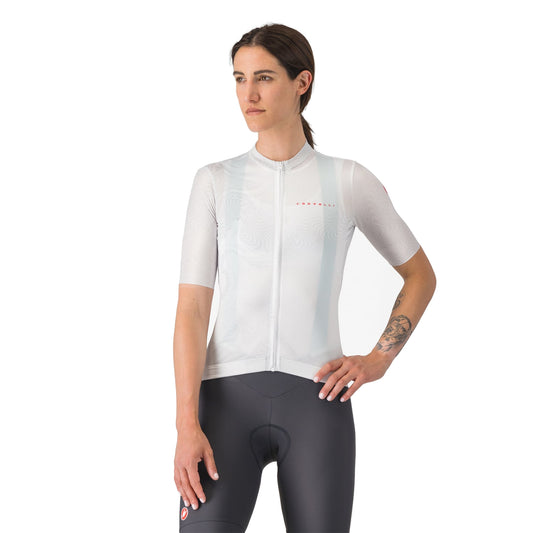 CASTELLI FANTASIA Damen-Kurzarm-Radtrikot in Weiß