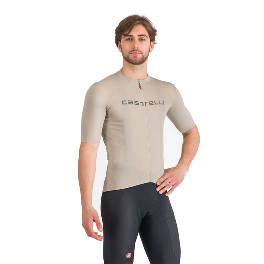 CASTELLI PROLOGO LITE Kurzarm-Radtrikot in Beige