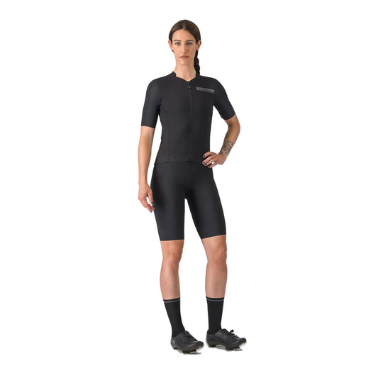 CASTELLI PREMIO EVO Damen-Kurzarm-Radtrikot in Schwarz