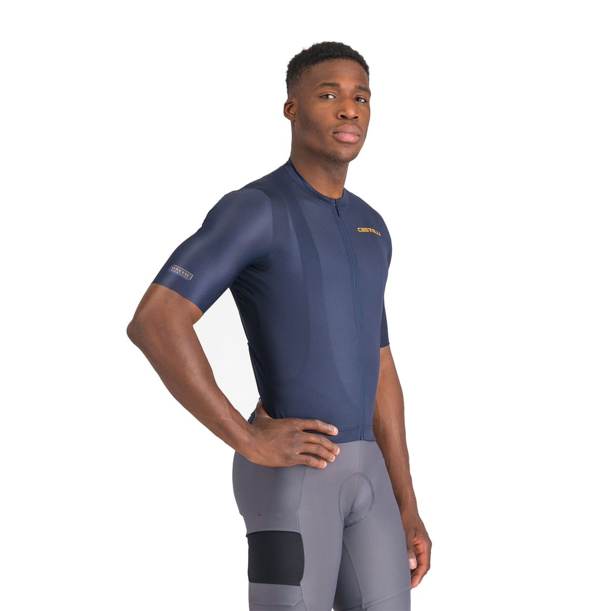 CASTELLI UNLIMITED ENTRATA 3 Kurzarm-Radtrikot in Marineblau