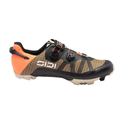 XC-/Gravel-MTB-Schuhe SIDI AERON Braun/Schwarz/Orange