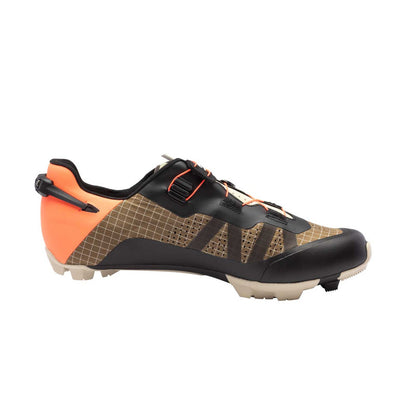 MTB XC/Gravel-Schuhe SIDI AERON Braun/Schwarz/Orange