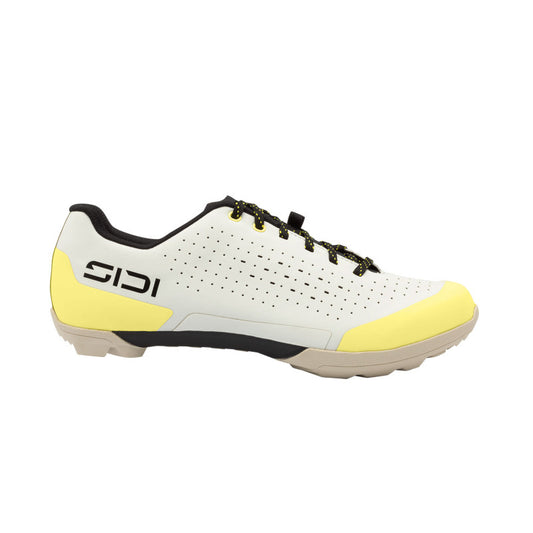 SIDI ASPER LACES Gravel-Schuhe Weiß/Gelb
