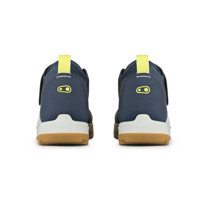 Crankbrothers Mallet Trail Boa Clip MTB-Schuhe in Marineblau/Grau/Gum — Rückansicht