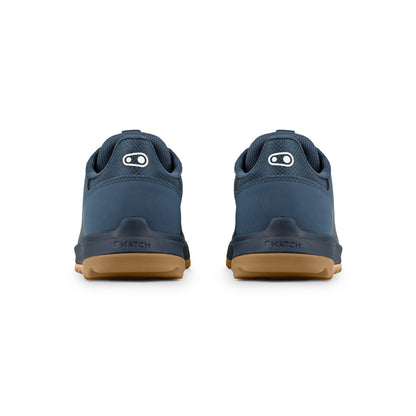 Crankbrothers Stamp Trail Lace MTB-Schuhe Blau/Gum — Rückansicht