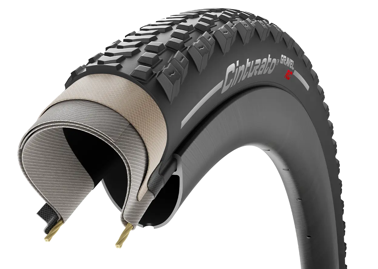 Reifen PIRELLI CINTURATO GRAVEL RC 700x40c Tubeless Ready Schwarz