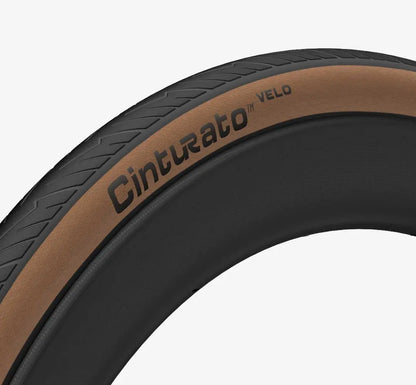 Reifen PIRELLI CINTURATO VELO 700c Tubeless Ready Braun