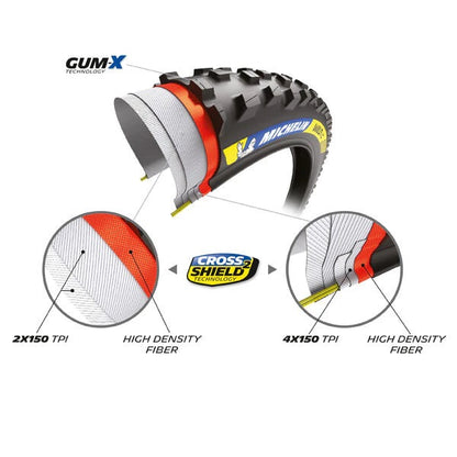 Reifen MICHELIN WILD XC Racing Line 29x2.25 Tubeless Ready Faltbar