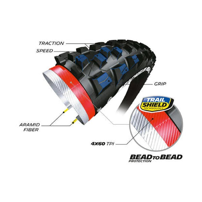 Reifen MICHELIN WILD AM Performance Line 27.5x2.60 Tubeless Ready Faltbar