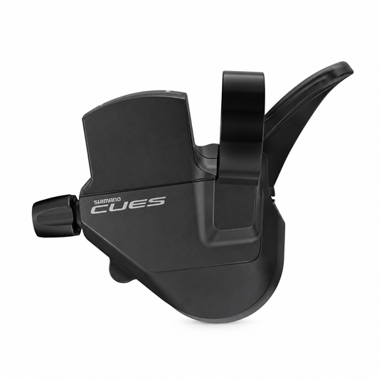 SHIMANO CUES 2-fach Schalthebel links SL-U4000-L — Produktansicht auf weißem Hintergrund