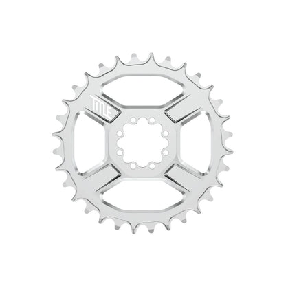 Kettenblatt TITLE CR1 12-fach SRAM T-Type DM 8 Schrauben Chrom