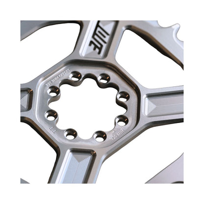 Kettenblatt TITLE CR1 12-fach SRAM T-Type DM 8 Schrauben Chrom