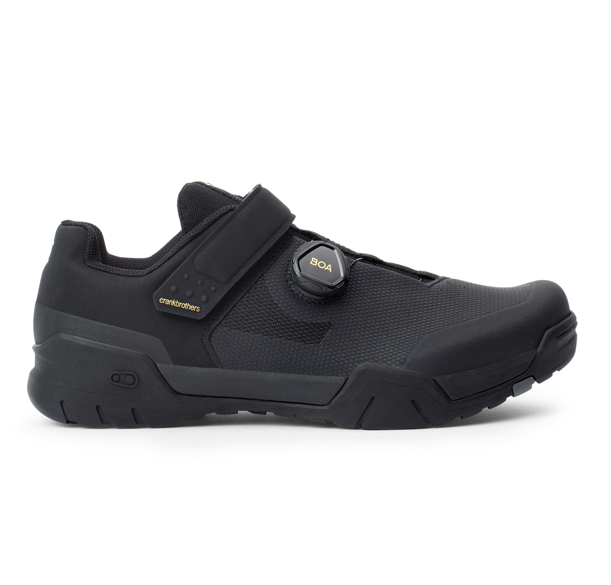 Crankbrothers Mallet E-BOA MTB-Schuhe Schwarz/Gold — Außenseite