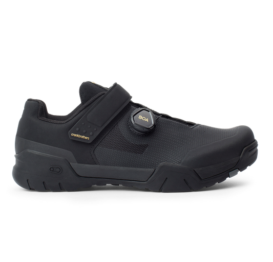 Crankbrothers Mallet E-BOA MTB-Schuhe Schwarz/Gold — Außenseite