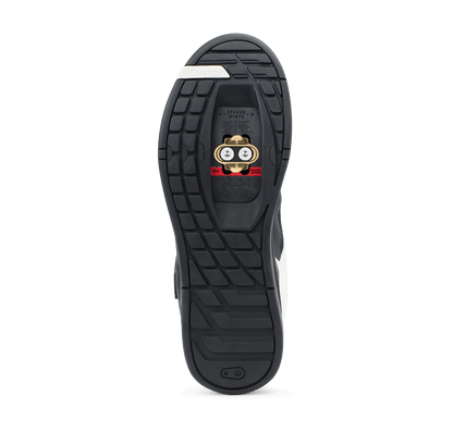 CRANKBROTHERS MALLET SPEED LACE CLIP MTB-Schuhe in Schwarz/Weiß — Sohle mit Schuhplatte