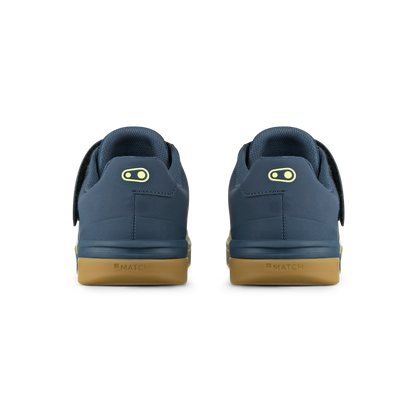CRANKBROTHERS STAMP BOA MTB-Schuhe in Marineblau/Grau/Gum — Rückansicht