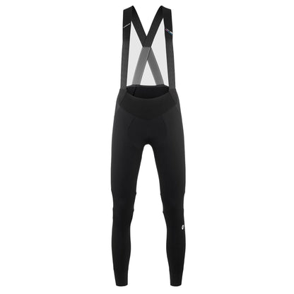 Lange Damen-Radträgerhose ASSOS UMA GT EISENHERZ ULTRAZ WINTER S11 in Schwarz — weißer Hintergrund, 2000 x 2000