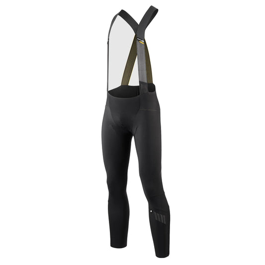 Lange Radträgerhose ASSOS EQUIPE RS SPRING FALL S11 in Schwarz — weißer Hintergrund, 2000 x 2000