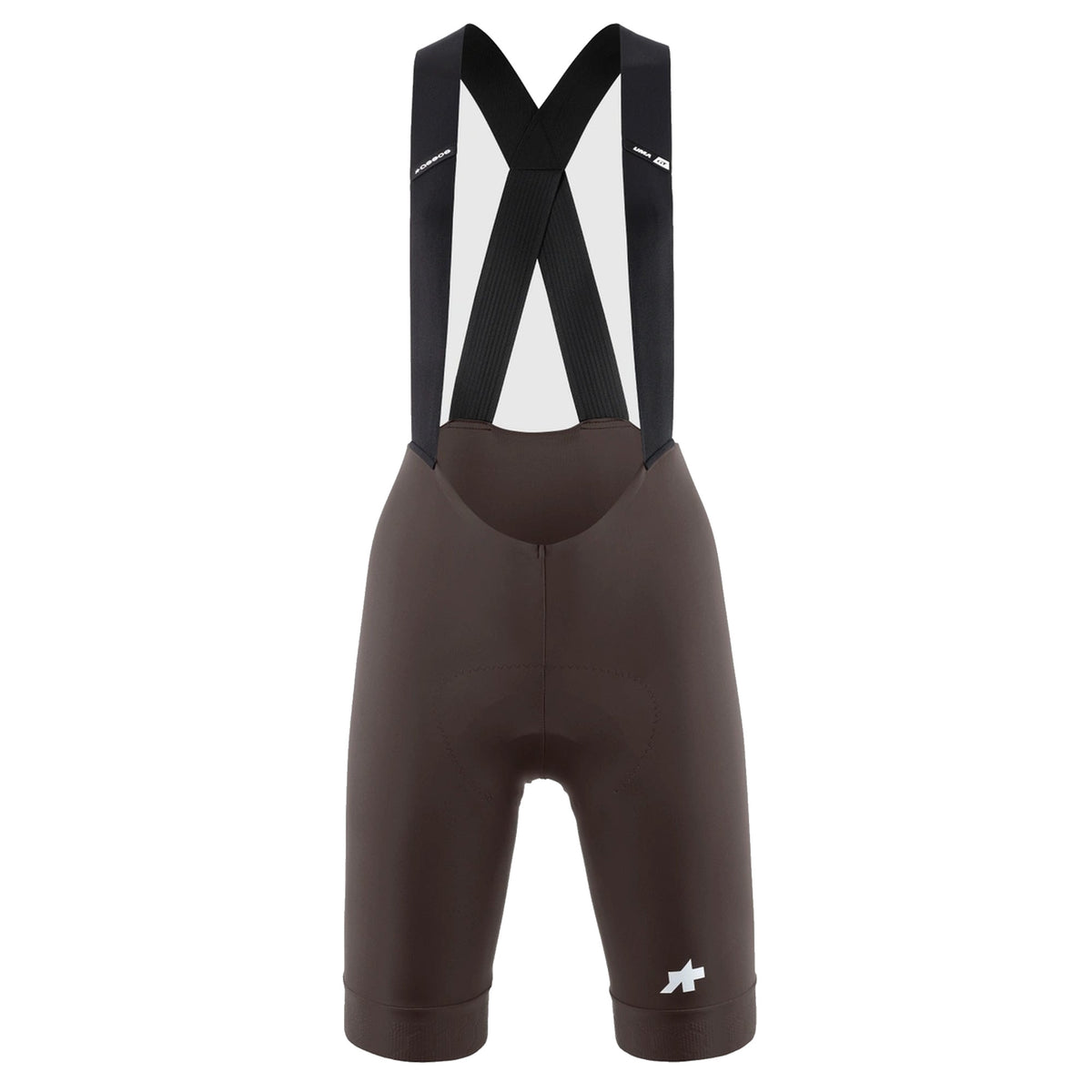 Kurze ASSOS UMA GT S11 Damen-Trägerhose, Braun — weißer Hintergrund, 2000 x 2000
