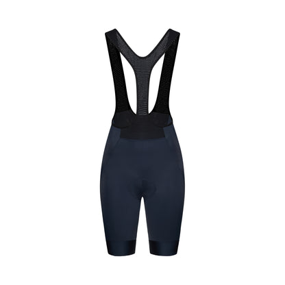 Kurze Damen-Trägerhose POC CADENCE in Marineblau — weißer Hintergrund, 2000 x 2000